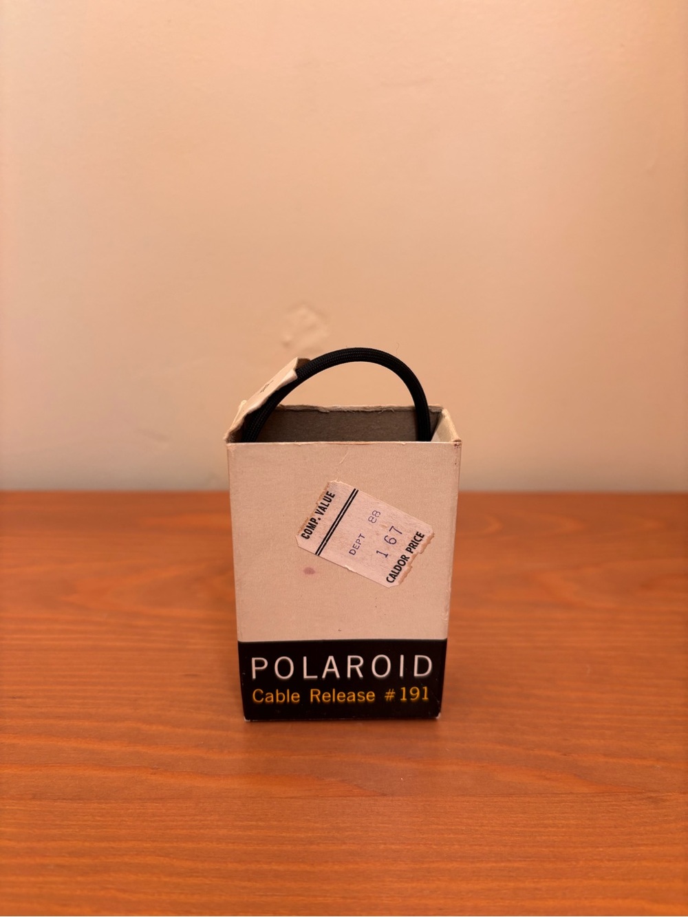 Polaroid Cable Release #191 for Land Camera Vintage in box working